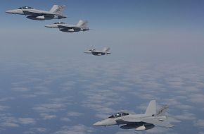 RAAF F-18 Super Hornets Flight