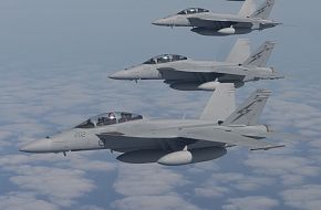 RAAF F-18 Super Hornets Flight