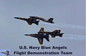 US Navy Blue Angels Flight Demonstration Team