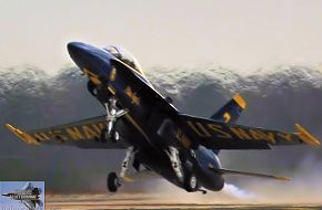 US Navy Blue Angels Flight Demonstration Team