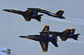 US Navy Blue Angels Flight Demonstration Team