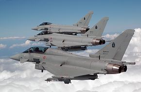 Eurofighter Typhoon over Grosseto