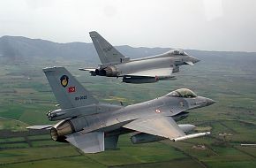 F-16 with EF-2000