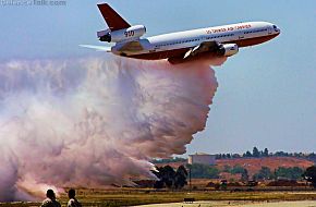 DC-10 Fire Tanker Drop