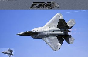 USAF F-22A Raptor Stealth Fighter