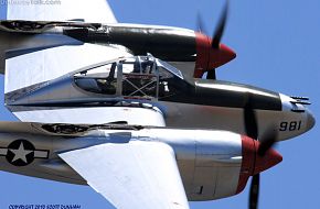 US Army Air Corps P-38 Lightning Fighter