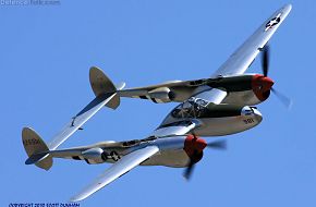 US Army Air Corps P-38 Lightning Fighter