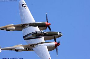 US Army Air Corps P-38 Lightning Fighter