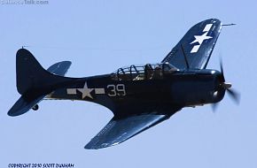 US Navy SBD Dauntless Dive Bomber