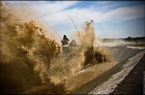 BMD-4 water crossing