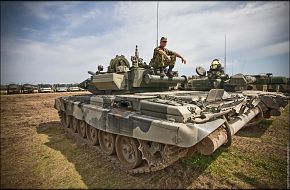 T-90 parked