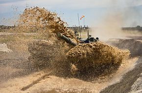 T-90 Water Crossing