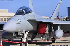 US Navy EA-18G Growler Electronic Warfare Aircraft