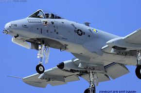 USAF A-10 Thunderbolt II Attack Aircraft