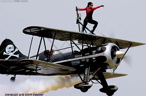 Amanda Younkin-Franklin Wing Walker WACO Biplane