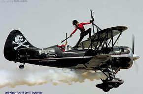 Amanda Younkin-Franklin Wing Walker WACO Biplane