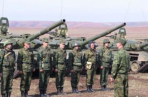 T-72s with Crews