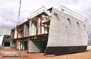 Construction of Spanish frigate F-104 "MÃÂ©ndez NÃÂºÃÂ±ez"