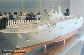 A model of a potential Amphibious Warfare Ship for the RAN