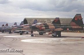 f-5 tiger turkish flight line.