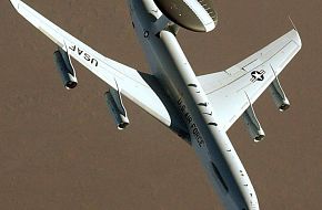 A Classical Photo of E-3 Sentry AWACs.