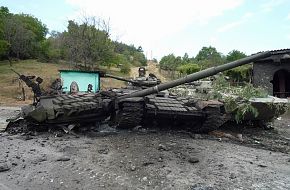 Destroyed T-72