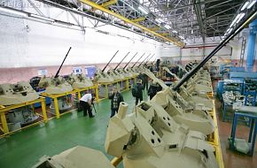 BTR-82A turret production line