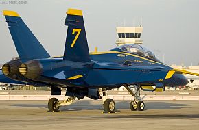 F-18 Blue Angel Parked - Miramar 2010 Airshow