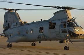 CH-46C Helicopter at Miramar 2010 Air Show