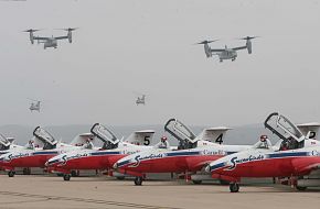 MV-22 Osprey and Snowbirds  - Miramar 2010