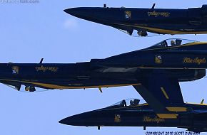 US Navy Blue Angels Flight Demonstration Team