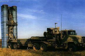 S-300PMU launcher with 48N6 missiles