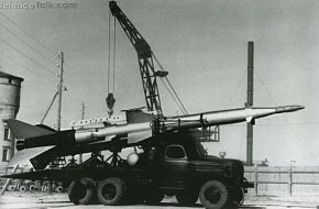 1D missile on transport vehicle