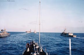 USS Independence Re-Fueling