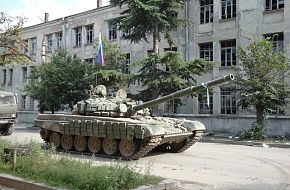 Russian T-72 in Tshinval, during Georgian War