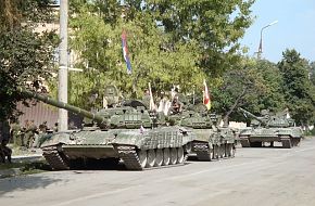 Russian T-72 in Tshinval, during Georgian War