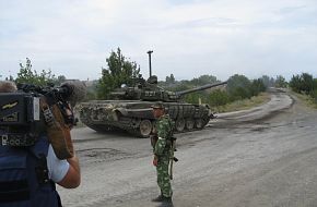 Russian T-72 near Gori, Georgia