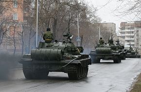 T-62 May 9 2005 Khabarovks, Victory Day parade