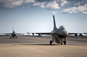 F-16 Falcons at Misawa, AFB, JAPAN