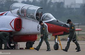 Pakistan's T-37 Sherdils at Airshow china 2010