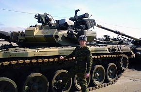 T-90A at the 7th Military Base, Abkhazia