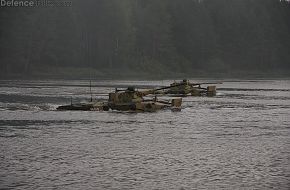 BMD-2 lake crossing