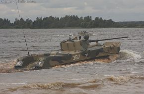 BMD-2 river crossing