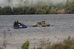 BMD-2 river crossing