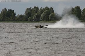 Sprut-SD river crossing