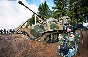 BMD-2 with paradrop gear