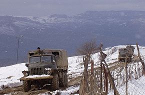 Ural trucks in Chechnya