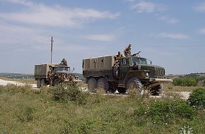 Ural trucks in Chechnya