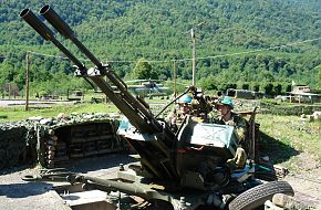 Zu-23-2 Russian Peacekeepers Abkhazia