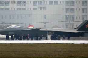 J-20 Stealth Fighter Undergoes Runway Test